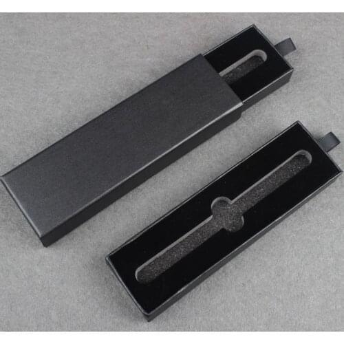 200pcs/lot Black Business Pen Box Office Stationery Gift Pen Boxes Packing Carrying Package Boxes Wholesale SN3100
