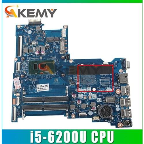 For Hp 250 G5 15-AY Laptop Motherboard 858581-601 858581-001 BDL50 LA-D704P With i5-6200u CPU DDR4 100% Tested Fast Ship