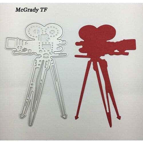 Camera Photography Film Metal Cutting Dies DIY Cutt Dies For Card Album Scrapbooking Embossing Home Decorations Folder Craft