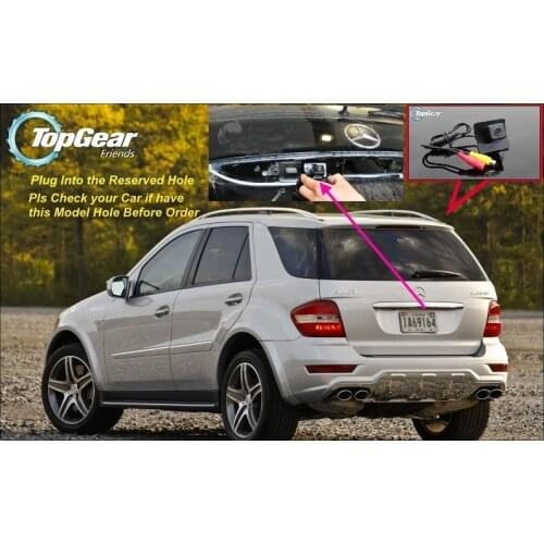 Original Reserved Hole Car Camera For Mercedes Benz ML M MB W164 ML350 ML330 ML63 AMG ML450 ML500 Rear View Back Up RCA Camera