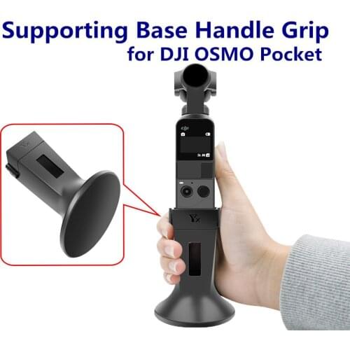 For DJI OSMO POCKET Supporting Base Handle Grip Heigtened Base Mount With Charging Hole FOR DJI OSMO Pocket Gimbal Accessories