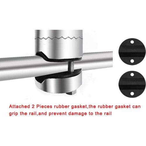 Mount 316 stainless steel Tube Clamp Mount Wall Side Mounted Fishing Holder