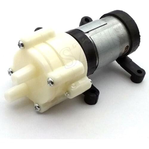 DC6-12V R385 Aquarium Fish Tank Round Water Air DC Diaphragm Pump Aquarium Air Pumps Accessories