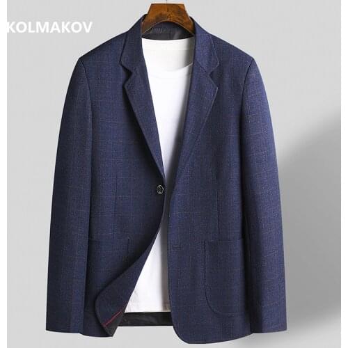 2021 spring new style jacket Mens coat, autumn plaid mens Classic Blazer Business high quality Blazers men full size M-3XL
