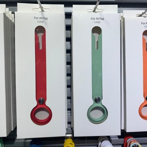 Original Polyurethane Case For Apple Airtags Protective Cover For Apple Locator Tracker Anti-lost Device Keychain Protect Sleeve