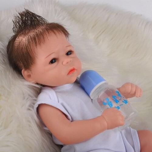 50cm Looking Lifelike Realistic Baby Mixed Silicone Washable Newborn Care Toy