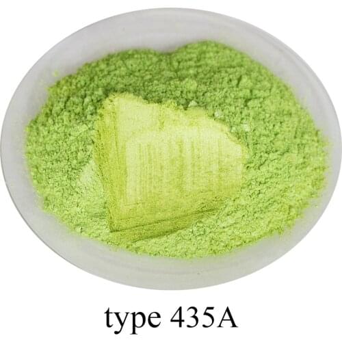 Type 435A Pigment Pearl Powder Mineral Mica Powder DIY Dye Colorant for Soap Eye Shadow Cars Art Crafts 50g Dust Coating