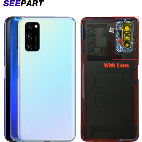 Huawei Honor V30 Pro Back Battery Cover Door Rear Glass Housing Case 6.57" For Huawei honor View30 Prp Battery Cover housing