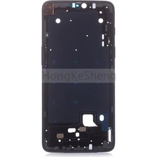 OEM Middle Frame Replacement for OnePlus 6 Midnight Black Mirror Black