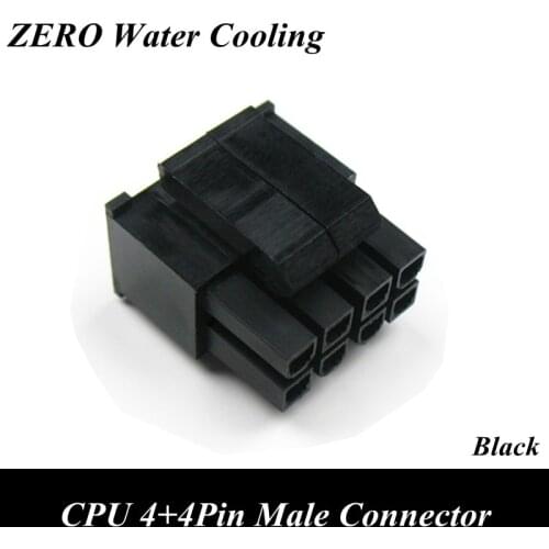 100pcs/lot 4.2mm 5557 CPU 4+4Pin ATX Male Connector