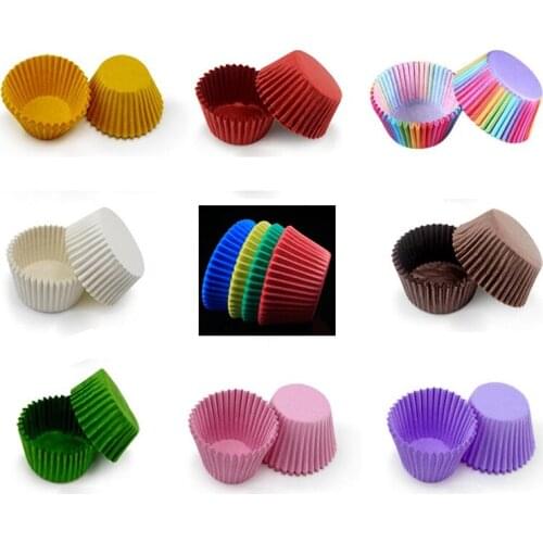 100Pcs/pack Cake Muffin Cupcake Paper Cups Cake box Cupcake Liner Kitchen Baking Accessories Cake Mold Small Muffin Boxes Tool