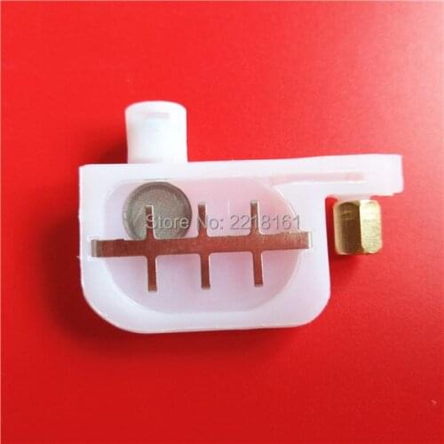 50pcs small ink damper small net with copper O ring connector for Epson R1800/1900/1390/2400/1100 DX4 DX5 printer dumper