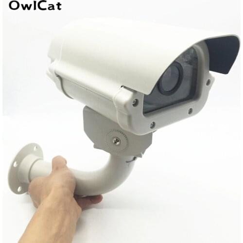 6 Inch Aluminium Alloy CCTV Security Surveillance Camera Housing Case & Bracket IP66 Waterproof Wall Mount Outdoor Enclosure