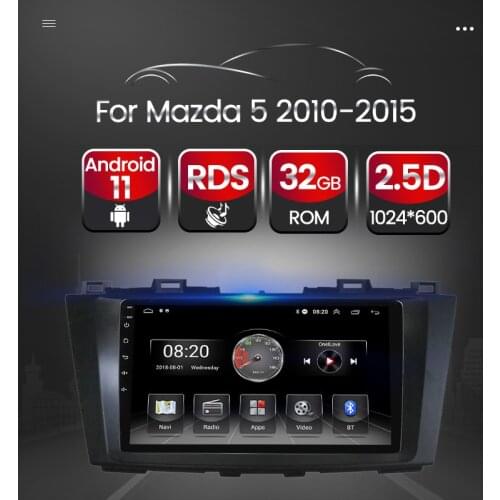 SWC 2GB+32GB Android 11 Car GPS Navigation Multimedia Autoradio Video Player For Mazda 5 3 CW 2010 2011 2012 2013 2014 2015