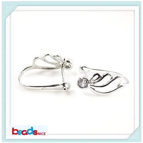Beadsnice ID26401 high quality 100% handmade angel wings pure 925 sterling silver pendant clip