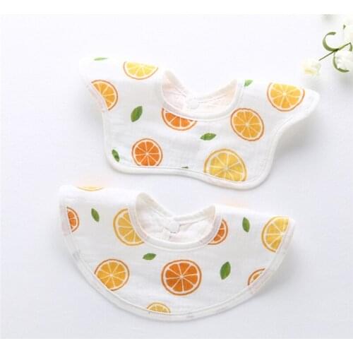 Baby Bibs For Boy & Girl Bandana Burp Cloth Printed Cotton Baby Scarf Meal Collar Burp Infant Accessories