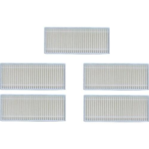 5x Hepa Filter for Haier TAB-T560H,TAB-T550WSC,TAB-JD5F0LSC Robot Vacuum Cleaner Parts Replacement Filters