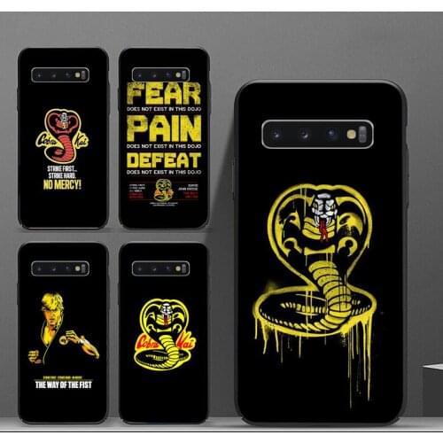Cobra Kai TV cool snake design Phone Case For Samsung A50 A51 A71 A20E A20S S10 S20 S21 S30 Plus ultra 5G M11 cover funda shell