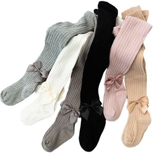 Newborn Baby Tights Kids Bow Children Stockings Baby Girls Pantyhose Infant Meisjes Kleding For Baby Girl Boy Stocking