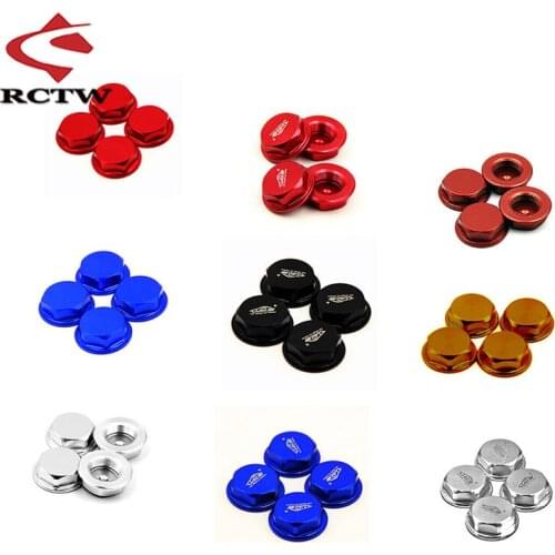 Alloy Wheel Nut Cap for 1/5 HPI Rofun Rovan BAJA 5B 5T 5SC King Motor Truck Spare Toys Parts