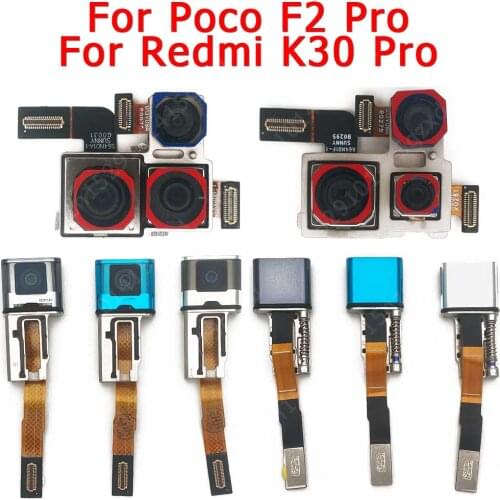 Original Front Back Camera For Xiaomi Mi Poco F2 Pro PocoF2 F2Pro Redmi K30 Main Rear Facing Selfie Frontal Camera Module