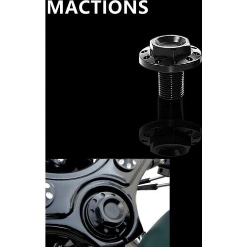 Motocycle Steering Stem Bolt for Harley Dyna Sportster 1200 883 FXR Dyna Black One Piece