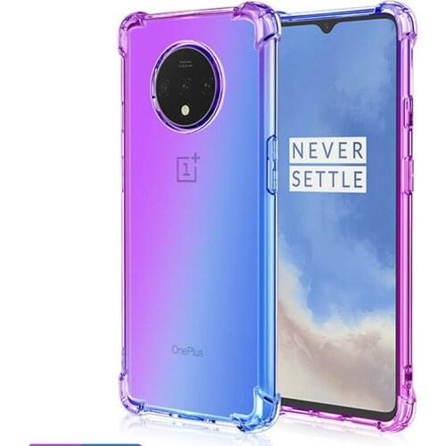 Soft Silicone Case For OnePlus Nord N10 N100 8 Pro 8T Luxury Gradient Color Protection Cover Phone Case For OnePlus 7T 7 Pro 6T