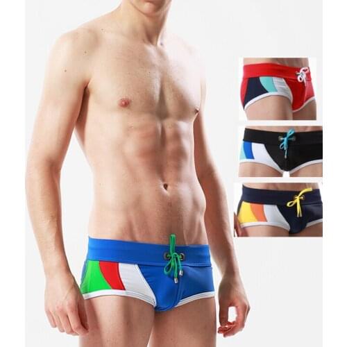 New One Swimming Trunks for Men Separated Sexy Swimsuits Surfing Sunbathing Wear Beach shorts Hawaii holiday celebrating