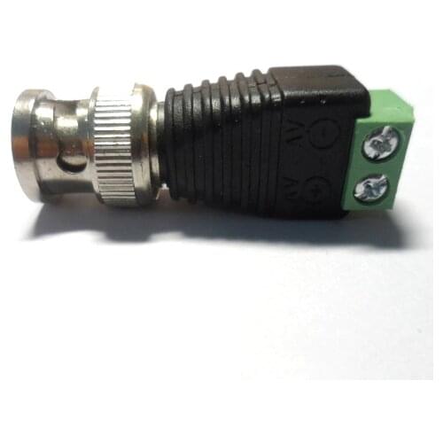 Hamrolte Wholesale 100pcs/lot Mini Coax CAT5 CCTV BNC Connector BNC Plug Crimp for CCTV System