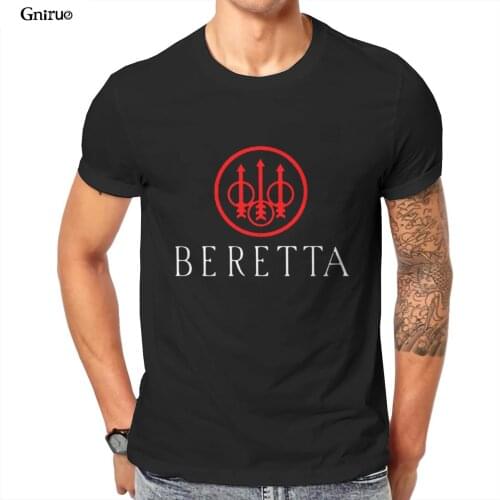 Wholesale Beretta Gun Sniper Riffle Firearms Logo Men Black Mens T-Shirt Games 2021 90s Aesthetic Mens Clothes 99757