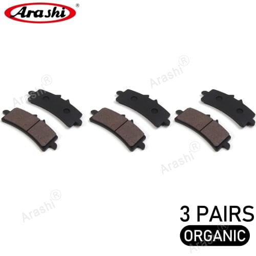 Arashi For DUCATI 1200 Multistrada Touring 2015 2016 Motorcycle Front Brake Pads Front Discs Rotors Pad 1200S Multistrada