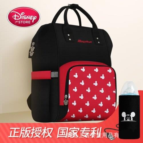 Hot Disney Fashion Mummy Stroller Bag Large Capacity Baby Bag Maternity Nappy Bag Travel Backpack Mickey Classic Diaper Bags