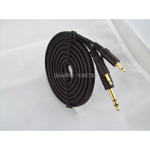 Gold plated 6.3/6.5 to Double 3.5 Audio line connecting line Signal cable 5M 16ft