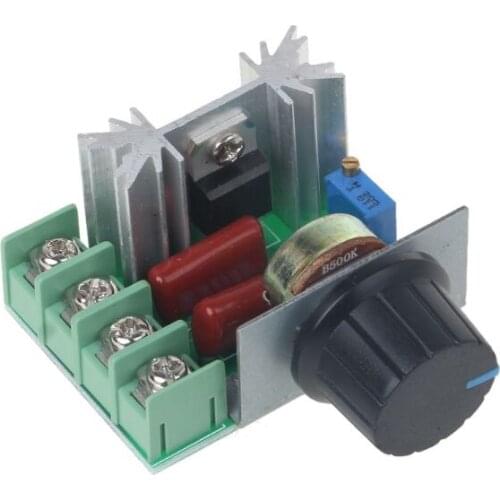 2000W AC Motor Speed Controller 50-220V 25A Adjustable Voltage Regulator Module