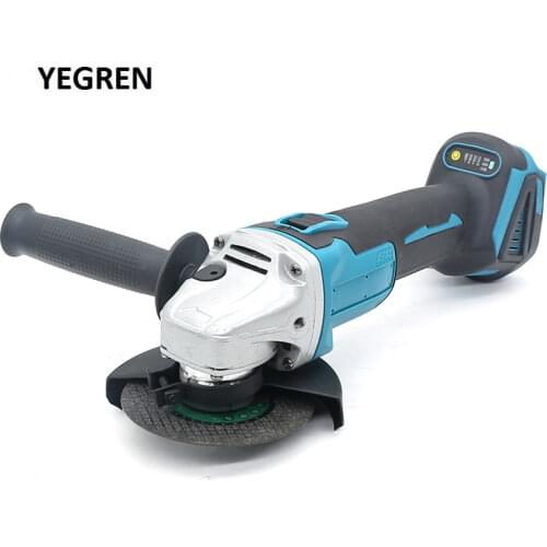 18V Handheld Cordless Brushless Angle Grinder Grinding Wheel Diameter 100mm/125mm Angular Mill Metal Cutting Polishing Tool