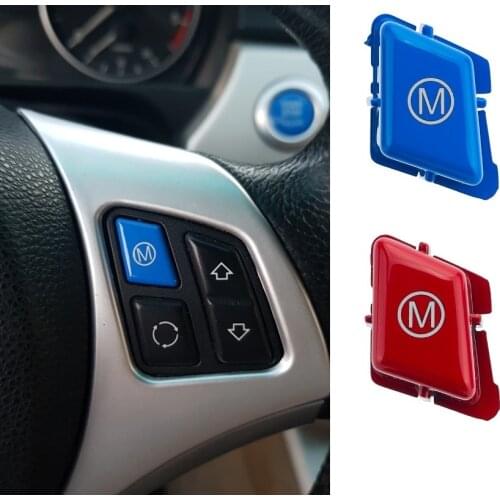 Car Steering Wheel M Mode Button for BMW 1 Series E81 E82 E87 E88 X1 E84 Auto Accessories Switch Peplacement Cap Sports