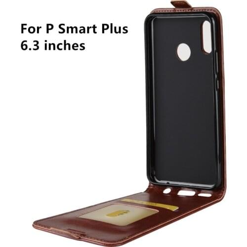 Telefoon Hoesje For Huawei P Smart Plus Case PSmart Plus + INE-LX1 INE-LX2 6.3 Flip Leather Silicon Wallet Phone Case Back Cover