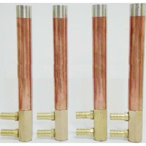 Spot welder water electrode copper rod copper / chrome zirconium copper electrode grip Φ25*220 seat copper arm