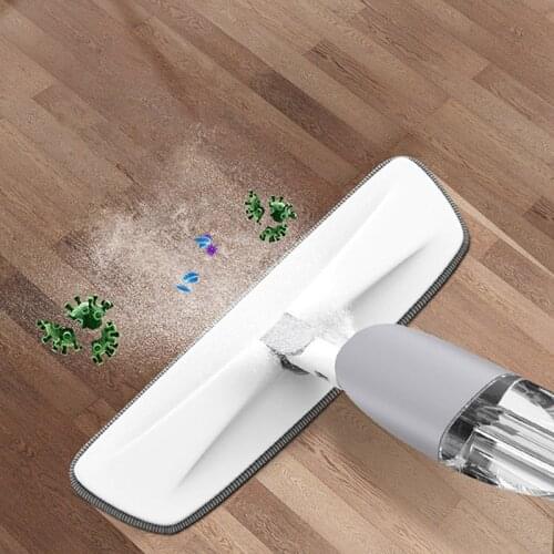 YOREDE Spin And Go Spray Mop With Microfiber Cloth Magic Floor Cleaning Flat Mop For Home And Kitchen Household Cleaning Product