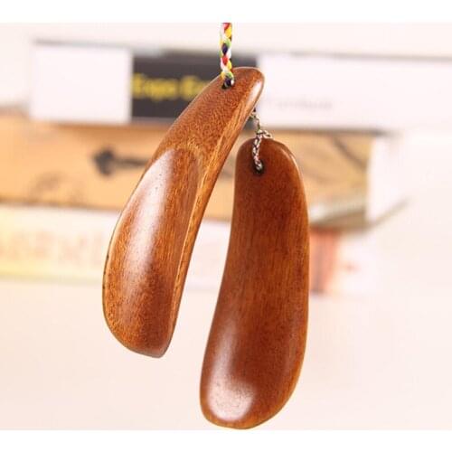 1pc Portable Craft Long Handle Shoe Lifter Shoes Accessories Natural Wood Shoe Horn Professional Solid Wood Shoehorn Home Tools