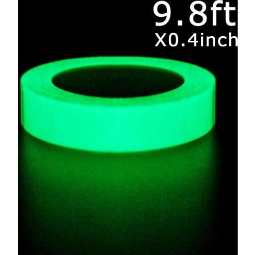 1PC Green Luminous Tape Glow In The Dark Self-adhesive Warning Security Tape3