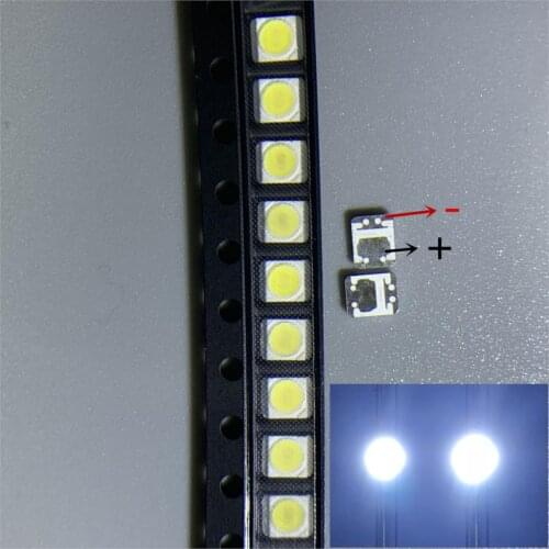 110pcs FOR Original LG LED LCD TV backlight lamp beads lens 1W 3v 3528 2835 cool white light bead
