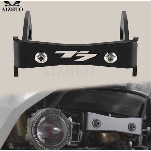 T7 FOR YAMAHA T7 2019-2021 2020 Motorcycle Accessories Fog Lamp FOR YAMAHA TENERE 700 Bracket Fog Light Spotlight Holder t7 LOGO