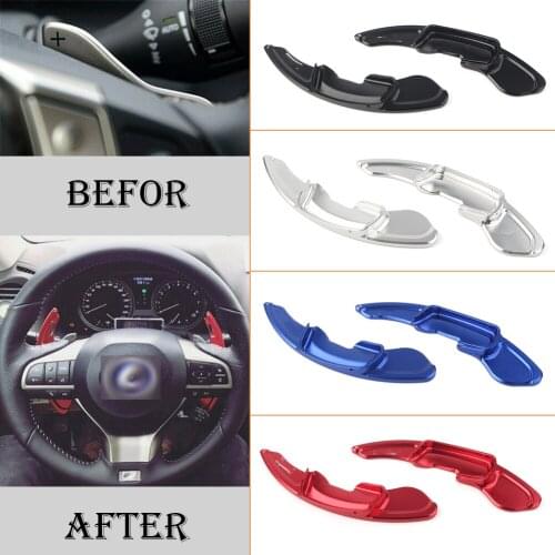 Car Steering Wheel Direct Shift Gear Paddle Extension Shifter For Lexus GS GX Series GS250 GS350 GX450 2012 2013 2014 2015 2016