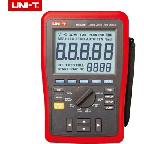 UNI-T UT620B Digital Micro Ohm Meters Low Resistance Tester USB Transmission