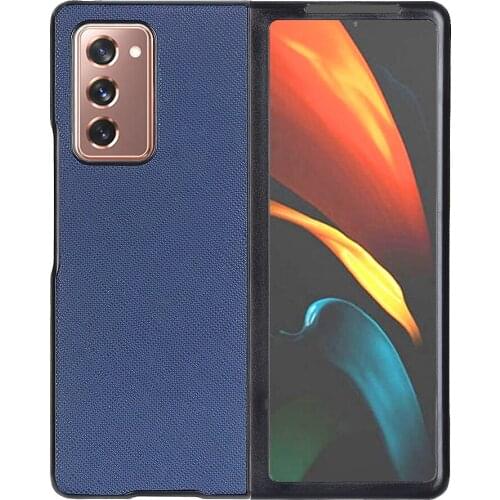 For samsung galaxy z fold 2 Case luxury Sheep leather Matte protective Back Cover Case For Samsung Z Fold 2 fold2 5G phone shell