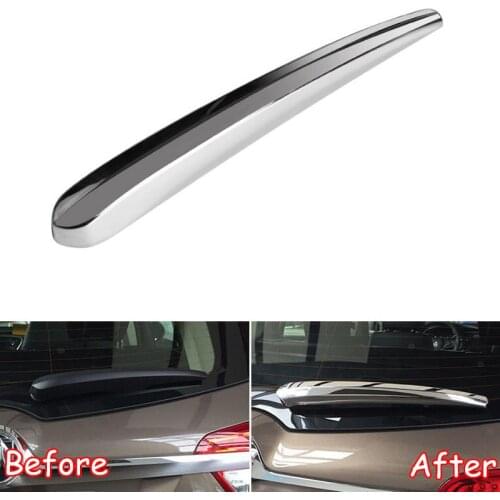 Chrome ABS Car Rear Rain Wiper Decoration Cover Trim Stickers For Buick Encore Opel Vauxhall Mokka 2012-2017 Car Accessories