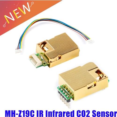MH-Z19 MH Z19C IR Infrared Sensor Module CO2 Carbon Dioxide Gas Digital Sensor NDIR for CO2 Monitor 400-5000ppm UART PWM Output
