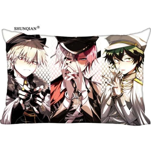 New Arrival Boku no Hero Academia Pillowcase Wedding Decorative Pillow Case Customize Gift For Pillow Cover 45X35cm(One Sides)