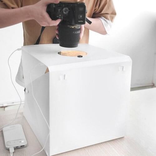 22cm Upgrade Portable Lightbox Photo Studio Box Tabletop Shooting Light Box Tent Photography Box Softbox Set For Items Display
